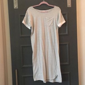 Clad & Cloth cotton striped dress